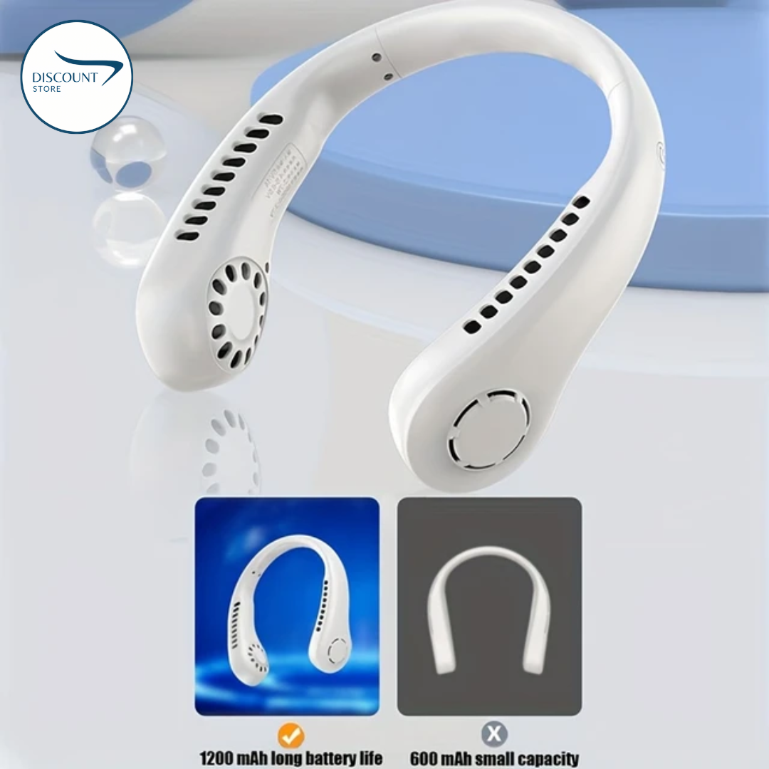 Portable Bladeless Hanging Neck Fan - (IMPORTED)