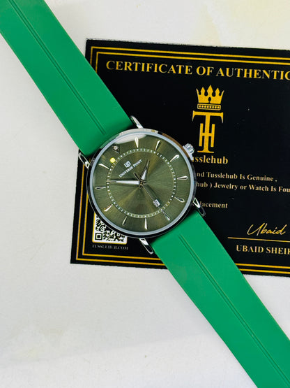 Forest Green Slim Balloon Universe Point Watch