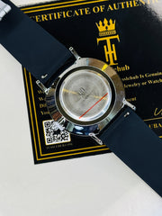 Black Silver Slim Balloon Universe Point Watch