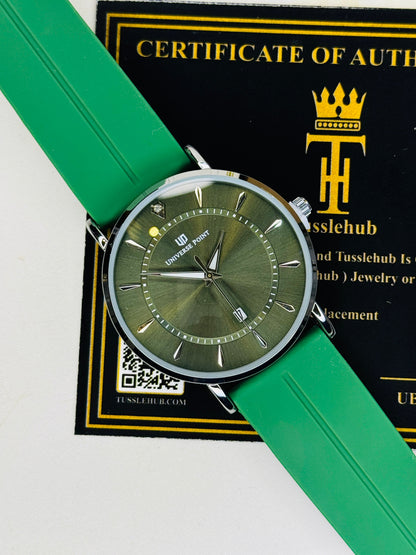 Forest Green Slim Balloon Universe Point Watch