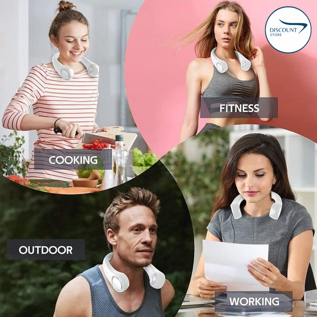 مروحة رقبة محمولة بدون شفرات - (مستوردة)