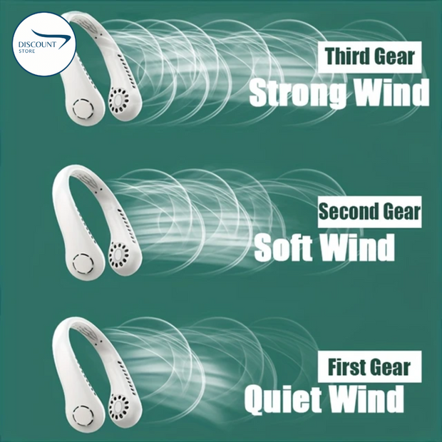 مروحة رقبة محمولة بدون شفرات - (مستوردة)