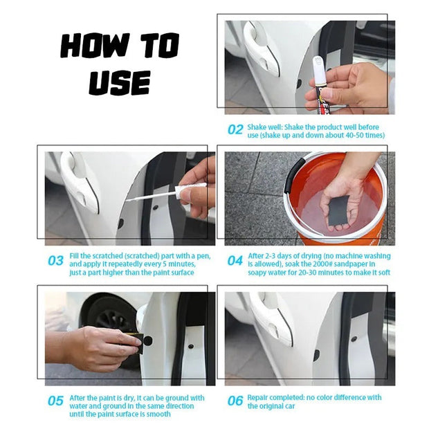 قلم طلاء لإصلاح خدوش السيارة 