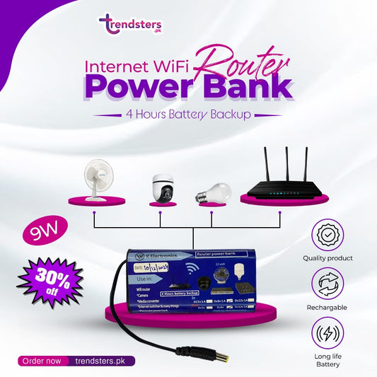 9V WiFi Router Power Bank