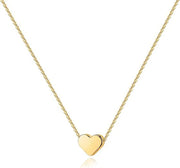 K Gold Plated Heart Necklace