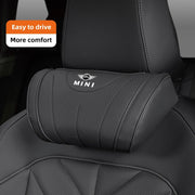 وسادة رقبة جلدية صغيرة للسيارة