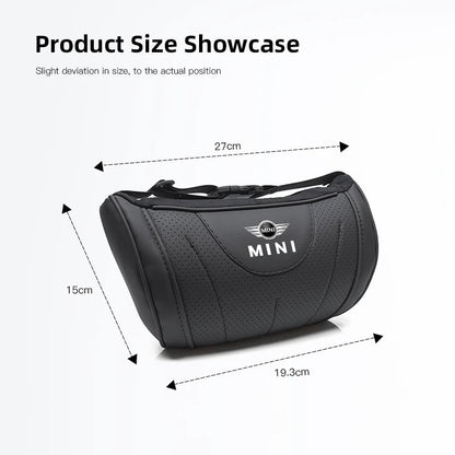 Mini Car Neck Pillow Leather