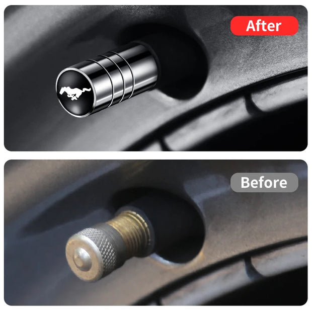 أغطية صمامات عجلات وإطارات السيارة