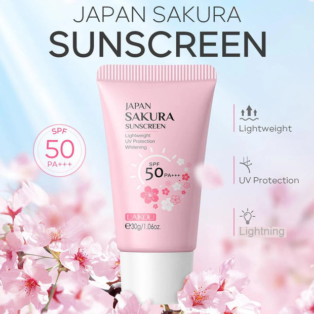 Sakura Sunscreen Cream SPF50 Facial
